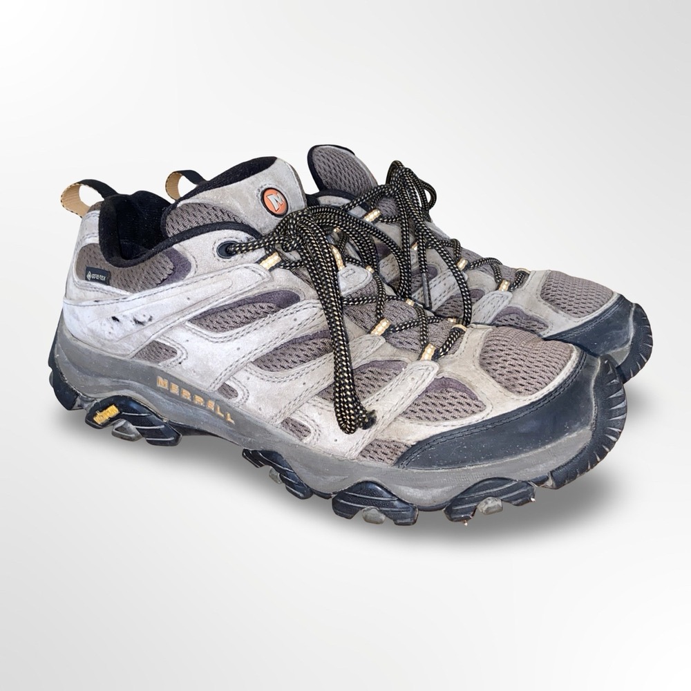 Merrell Moab 3 GTX Gore Tex Hiking Shoes Men's US 11 Walnut Suede J035805 Vibram